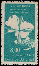 Brazil 1963 Leprosy unmounted mint.