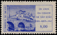 Brazil 1963 Sao Joao del Rey unmounted mint.
