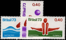 Brazil 1973 Sporting Events unmounted mint.