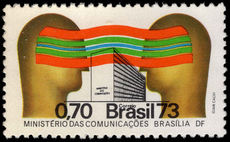 Brazil 1973 Ministry of Communications unmounted mint.