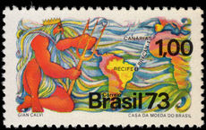 Brazil 1973 Underwater Cable unmounted mint.