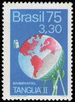 Brazil 1975 Tangua Satellite Telecommunications Station unmounted mint.