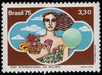Brazil 1975 International Womens Day unmounted mint.