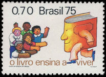 Brazil 1975 Day of the Book unmounted mint.