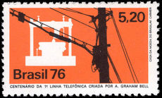 Brazil 1976 Telephone Centenary unmounted mint.
