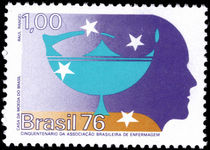 Brazil 1976 Nursing unmounted mint.