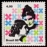 Brazil 1980 Helen Keller unmounted mint.
