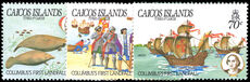 Caicos Islands 1984 492nd Anniversary of Columbus's First Landfall unmounted mint.