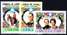 Nauru 1982 Royal Visit unmounted mint.