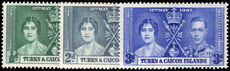 Turks & Caicos 1937 Coronation unmounted mint.