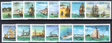 Turks & Caicos Islands 1983-85 Ships unmounted mint.
