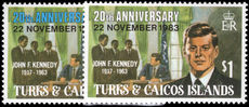 Turks & Caicos Islands 1983 J F Kennedy unmounted mint.
