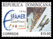 Dominican Republic 1996 Aviation and Space Stamp Exhibitions unmounted mint.