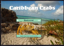 Montserrat 2017 Crabs souvenir sheet unmounted mint.