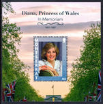 Montserrat 2017 Princess Diana souvenir sheet unmounted mint.