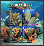 Montserrat 2017 Coral sheetlet unmounted mint.