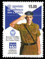 Sri Lanka 2016 Police unmounted mint.