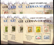 St Vincent 2016 The first stamps of German collection areas sheetlet set unmounted mint.