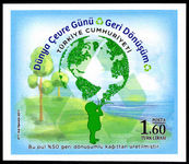 Turkey 2017 World Environment Day souvenir sheet unmounted mint.