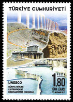 Turkey 2017 UNESCO World Heritage Site - Denizli unmounted mint.