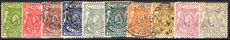British East Africa 1896-1902 set to 1r (less 8a) fine used.