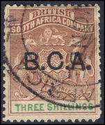 British Central Africa 1891-95 3s brown and green fine used