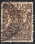 Rhodesia 1892-93 1s grey-brown fine used