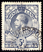 Swaziland 1933 5s grey fine used.