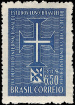 Brazil 1959 Brazilian-Portuguese Study Conference unmounted mint.