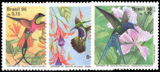Brazil 1996 Hummingbirds unmounted mint.