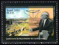 Brazil 2002 Lucio Costa unmounted mint.