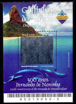 Brazil 2003 Fernando de Noronha Island souvenir sheet unmounted mint.