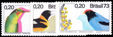 Brazil 1973 Tropical Birds and Plants unmounted mint.