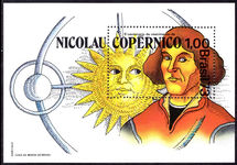 Brazil 1973 Copernicus souvenir sheet unmounted mint.
