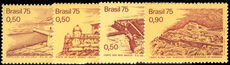 Brazil 1975 Colonial Forts unmounted mint.