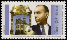 Brazil 1998 Rodrigo Melo Franco de Andrade unmounted mint.
