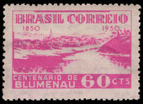 Brazil 1950 Founding of Blumenau unmounted mint.