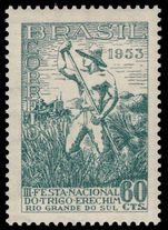 Brazil 1953 Wheat Festival unmounted mint.
