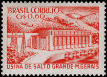 Brazil 1956 Salto Grande Dam unmounted mint.