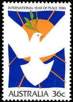 Australia 1986 International Peace Year unmounted mint.