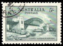 Australia 1932 5s Sydney Harbour Bridge fine used.