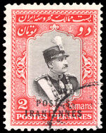 Iran 1935 2to black and carmine-red fine used