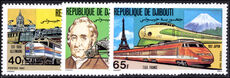 Djibouti 1981 Locomotives unmounted mint.