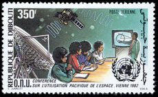 Djibouti 1982 Peaceful use of space unmounted mint.