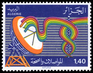 Algeria 1981 World Telecommunications Day unmounted mint.
