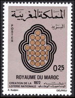 Morocco 1972 National Lottery unmounted mint.