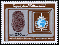 Morocco 1973 Interpol unmounted mint.