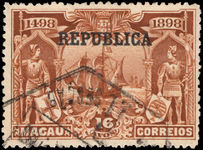 Macau 1913 16a Republica fine used.