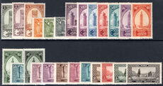 French Morocco 1923-27 set lightly mounted mint.