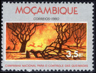 Mozambique 1980 Campaign against Bush Fires unmounted mint.